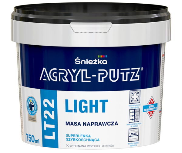Obrazek ACRYL-PUTZ LT 22 LIGHT 750ml
