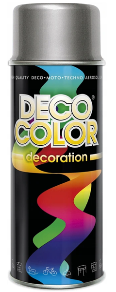 Obrazek Deco Color Decoration lakier w sprayu Aluminium Ral 9006