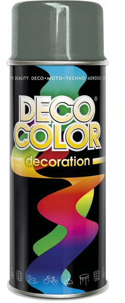 Obrazek Deco Color Decoration lakier w sprayu Szary Ral 7005