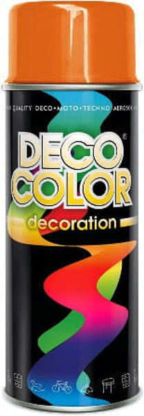 Obrazek Deco Color Decoration lakier w sprayu Pomarańczowy  RAL 2004