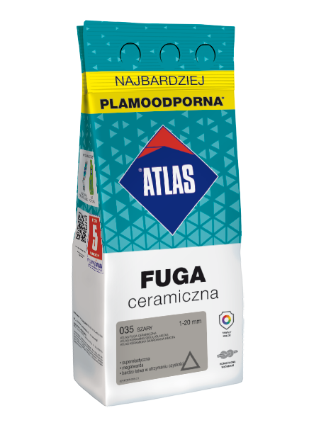 Obrazek ATLAS FUGA CERAMICZ 5KG (1-20) 037 GRAFIT