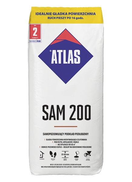 Obrazek ATLAS MASA Samopoziom.SAM-200 25KG (2,5-6CM)